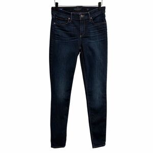 2/$40 Lucky Brand Women's Dark Wash Orta Premium 5-Pocket Skinny Jeans
